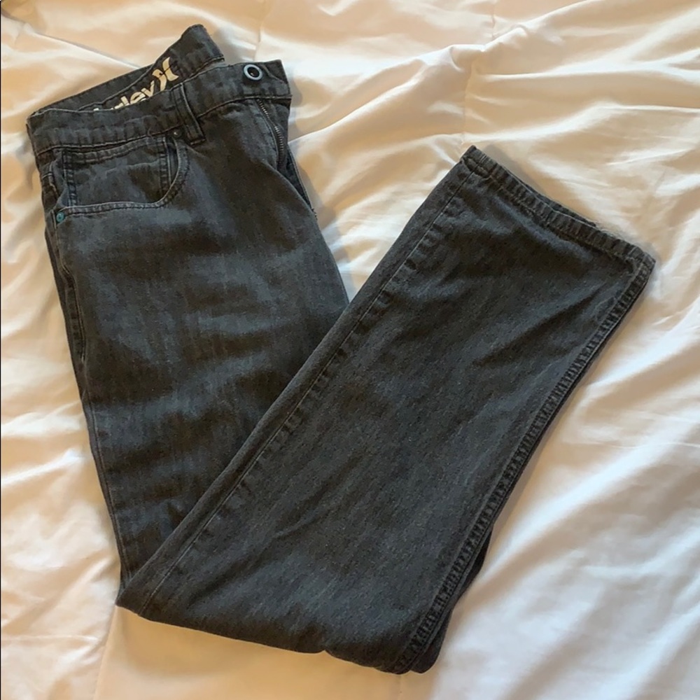 Hurley 34 charcoal grey jeans